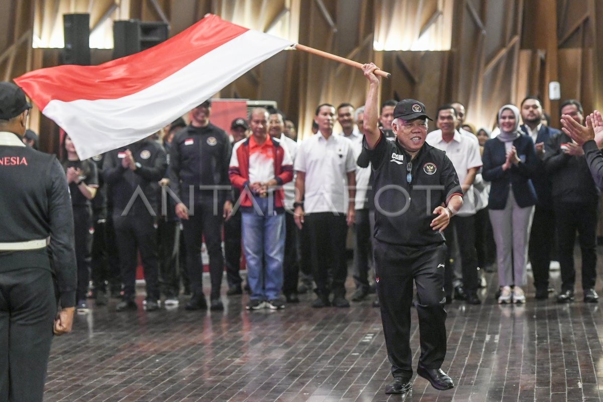 Pengukuhan kontingen Asian Games 2022
