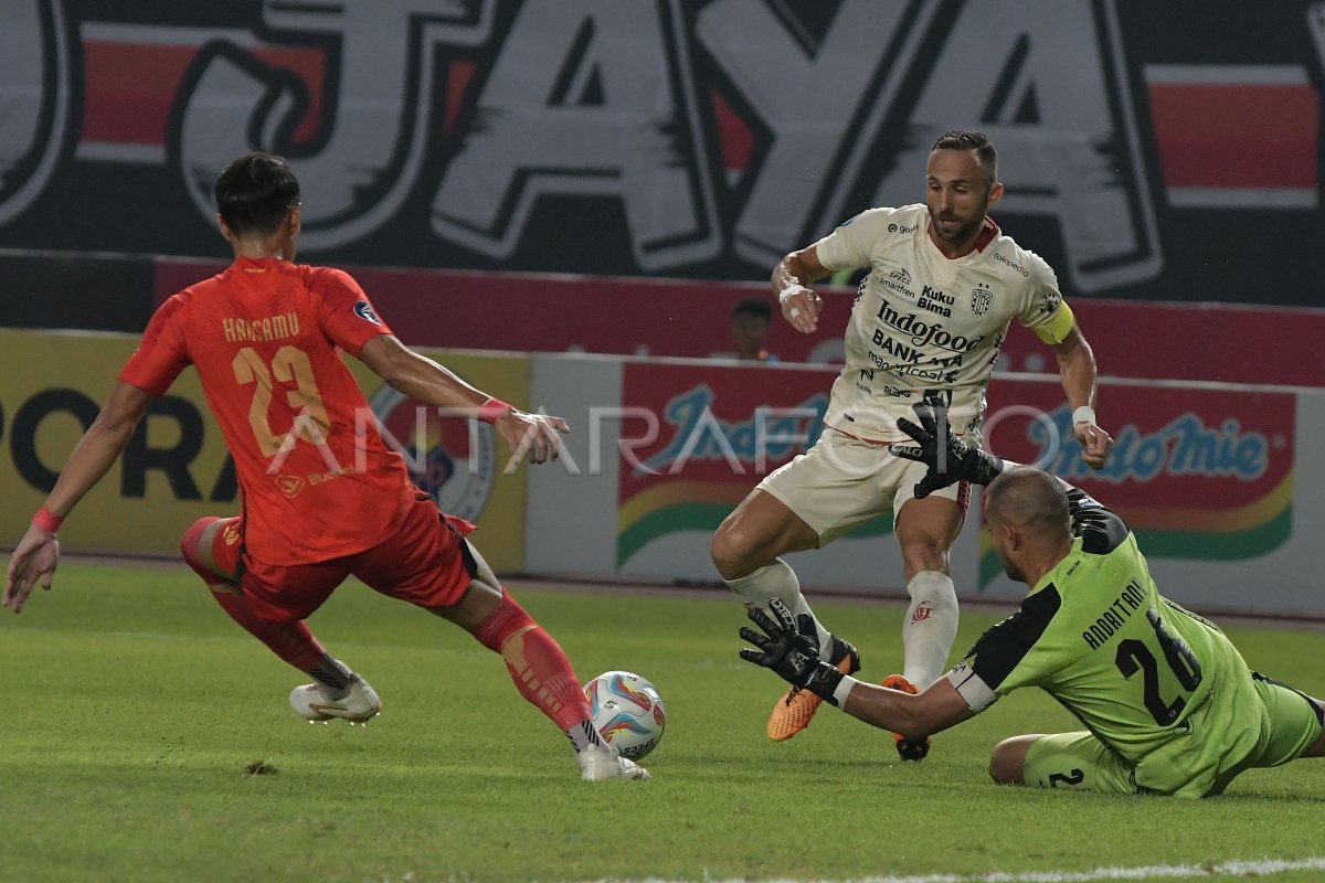 Persija Jakarta bermain imbang dengan Bali United Fc