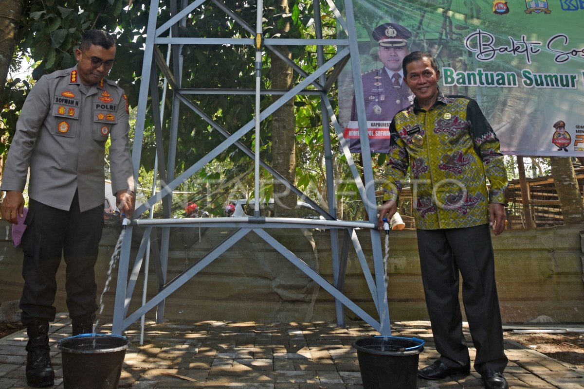 Bantuan sumur bor untuk warga terdampak kekeringan