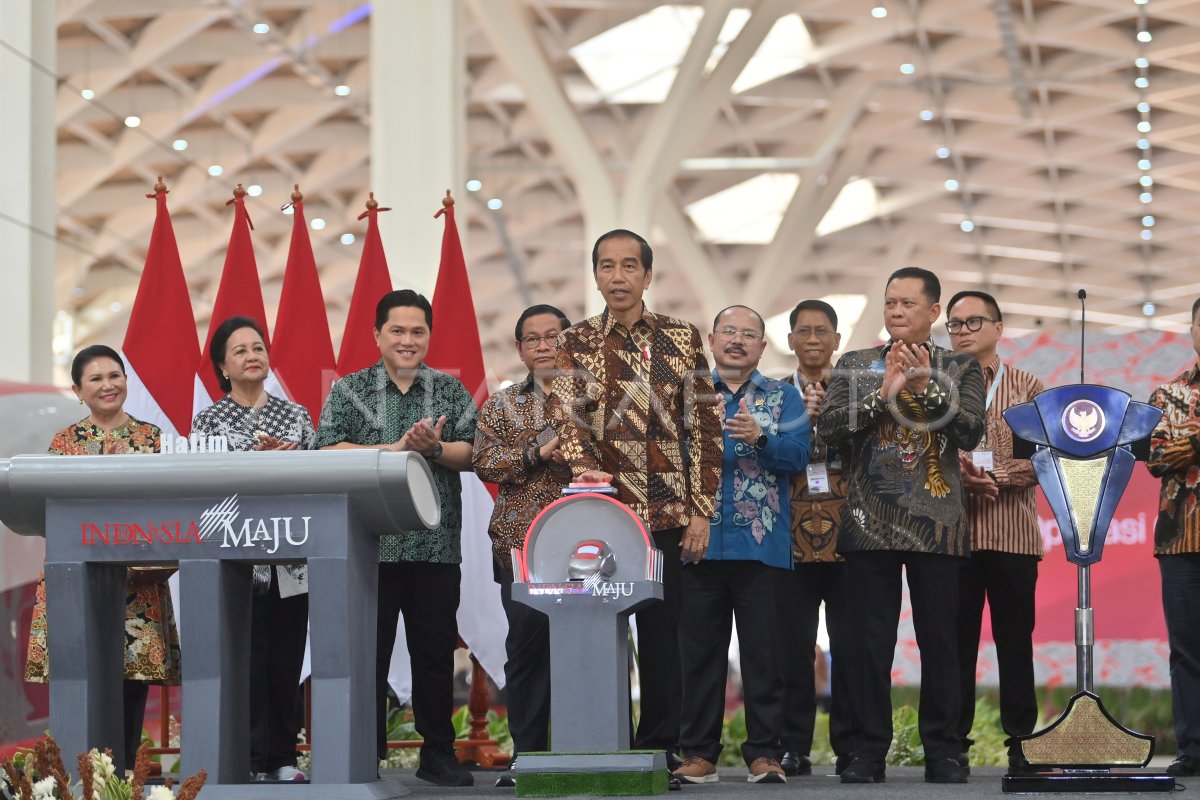 Presiden Resmikan Kereta Cepat Jakarta-Bandung | ANTARA Foto