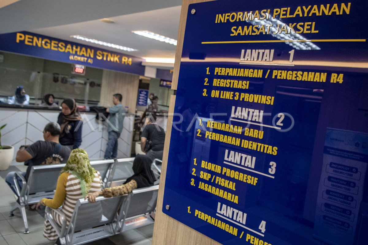 Layanan Samsat Dki Jakarta Buka Sampai Sabtu Antara Foto 4788