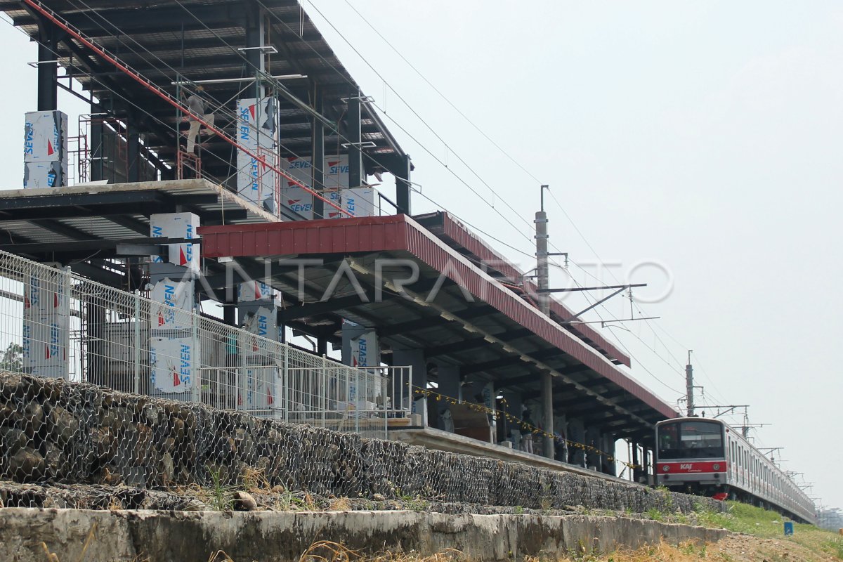 Reaktivasi Stasiun Pondok Rajeg | ANTARA Foto