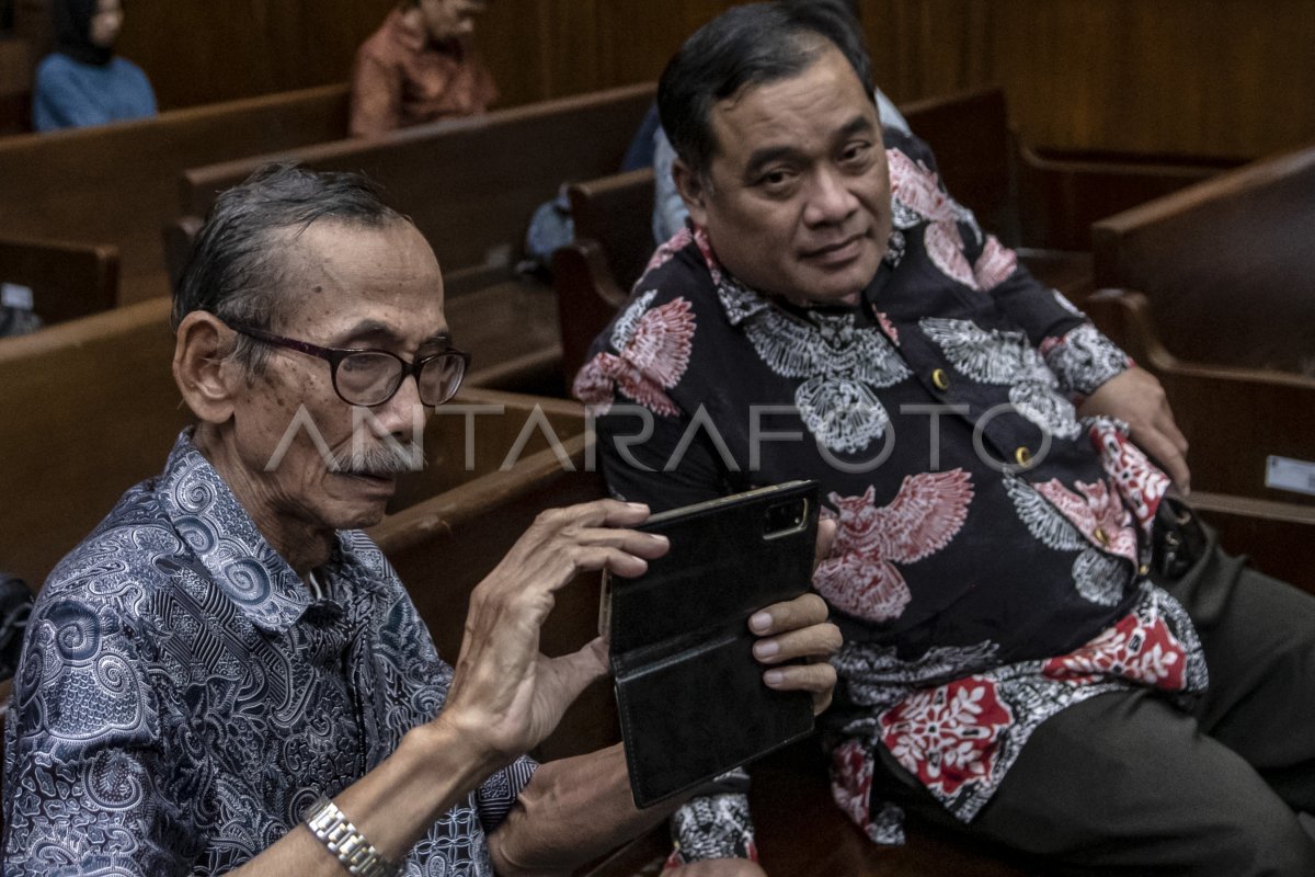 Sidang Lanjutan Korupsi Penyediaan Infrastruktur BTS 4G | ANTARA Foto