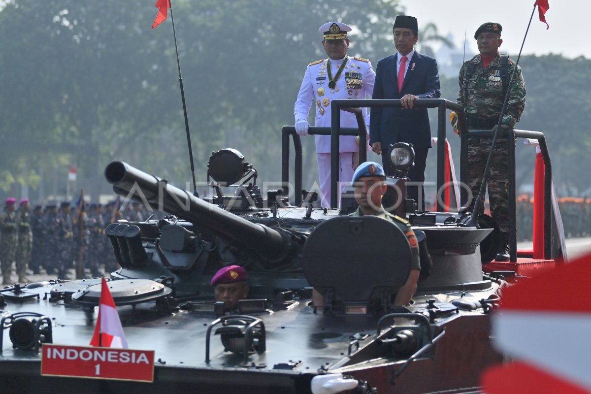 Upacara Peringatan HUT Ke-78 TNI | ANTARA Foto