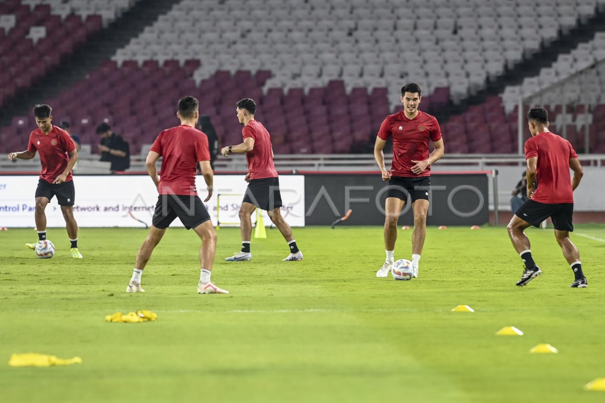 Latihan Timnas Indonesia | ANTARA Foto