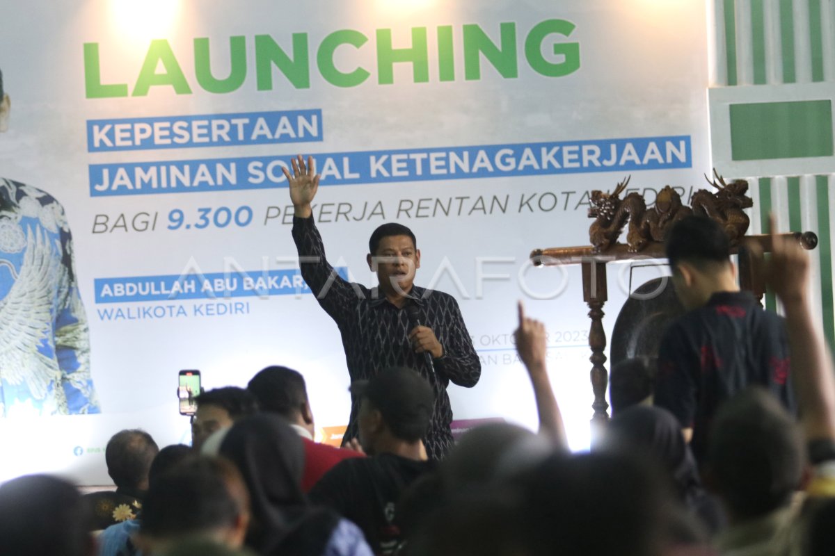 Kepesertaan Jaminan Ketenagakerjaan Pekerja Rentan Antara Foto