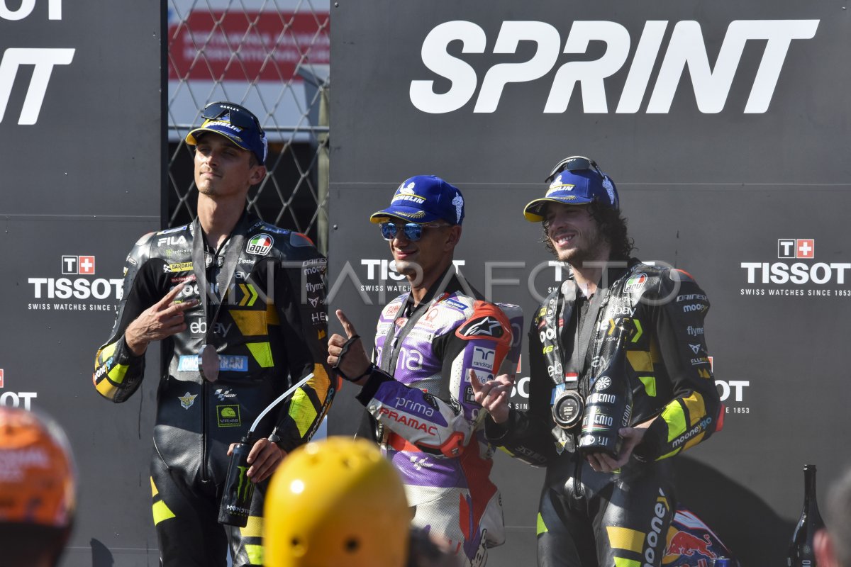 Jorge Martin Juara Sprint Race MotoGP Mandalika 2023 | ANTARA Foto