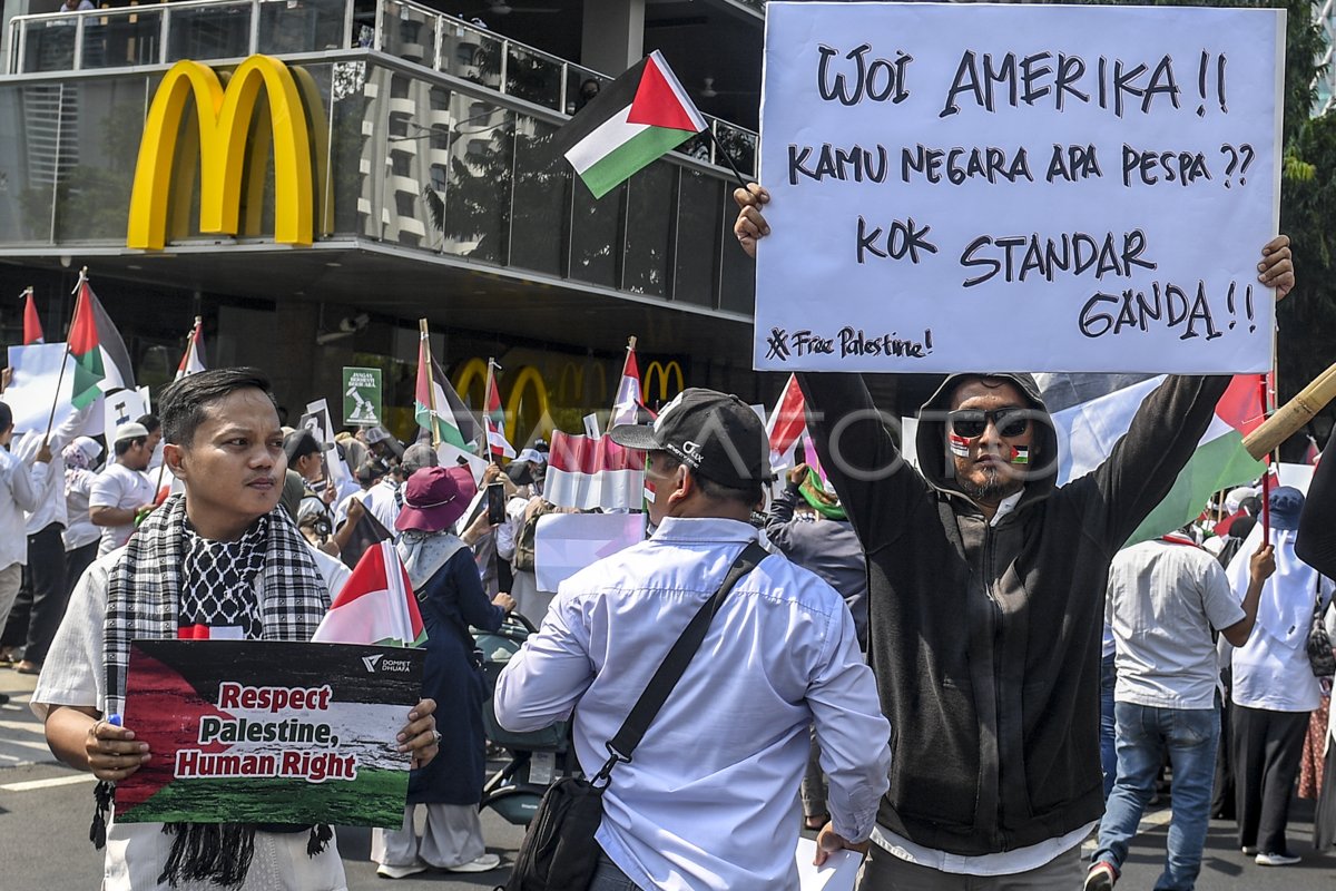 Aksi Solidaritas Untuk Palestina | ANTARA Foto