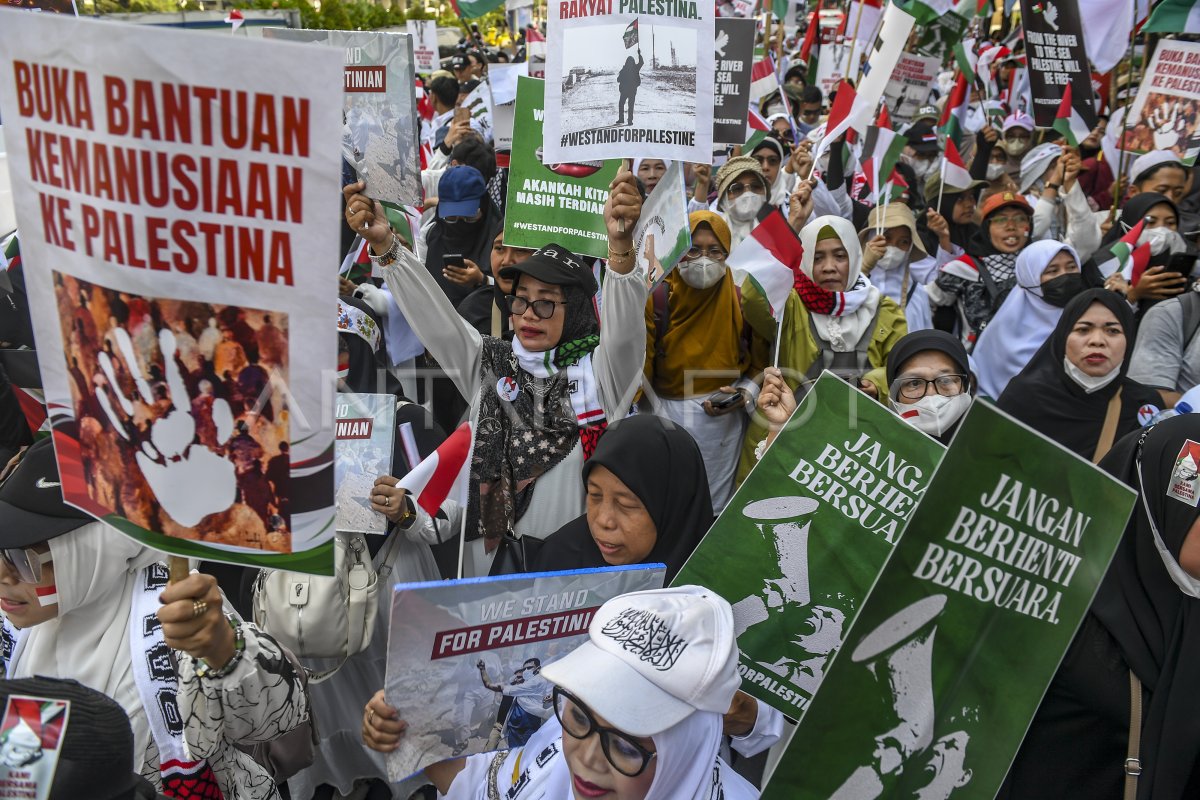 Aksi Solidaritas Untuk Palestina | ANTARA Foto