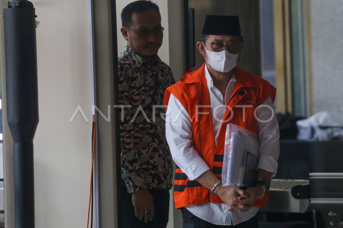 Pemeriksaan Tersangka Kasus Dugaan Korupsi Syahrul Yasin Limpo | ANTARA ...