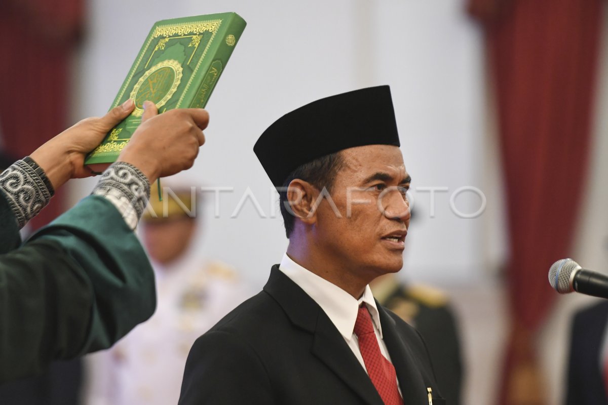 Amran Sulaiman Dilantik Menjadi Menteri Pertanian | ANTARA Foto