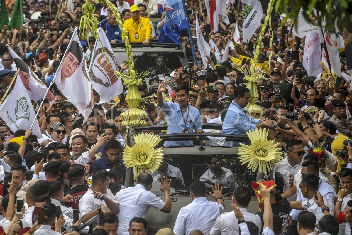 Prabowo-Gibran Daftar Pilpres Di KPU | ANTARA Foto