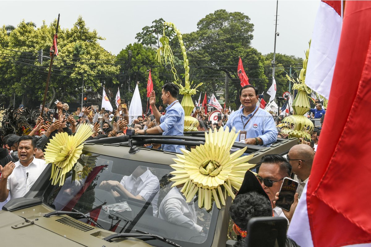 Prabowo-Gibran Mendaftar Pilpres 2024 | ANTARA Foto