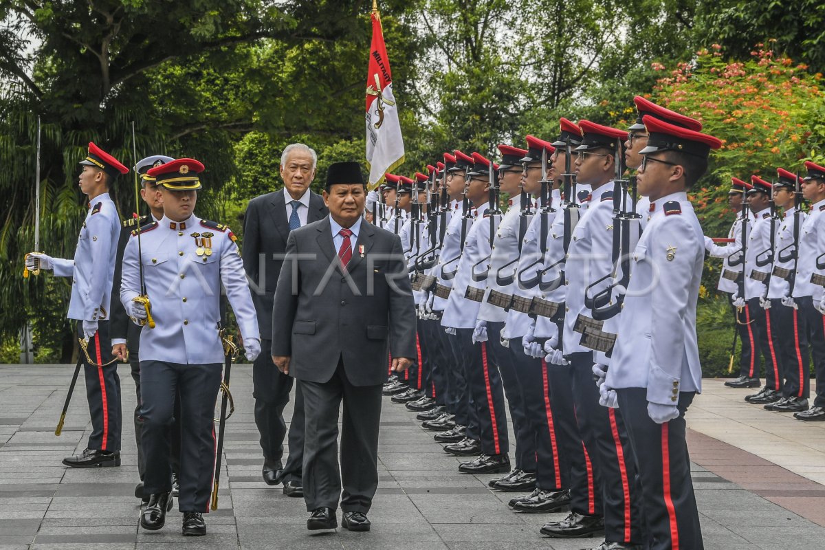 Prabowo terima Darjah Utama Bakti dari Presiden Singapura ANTARA Foto