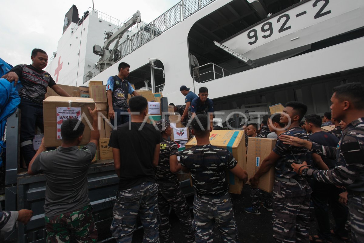 Paket Bantuan Untuk Warga Palestina Antara Foto