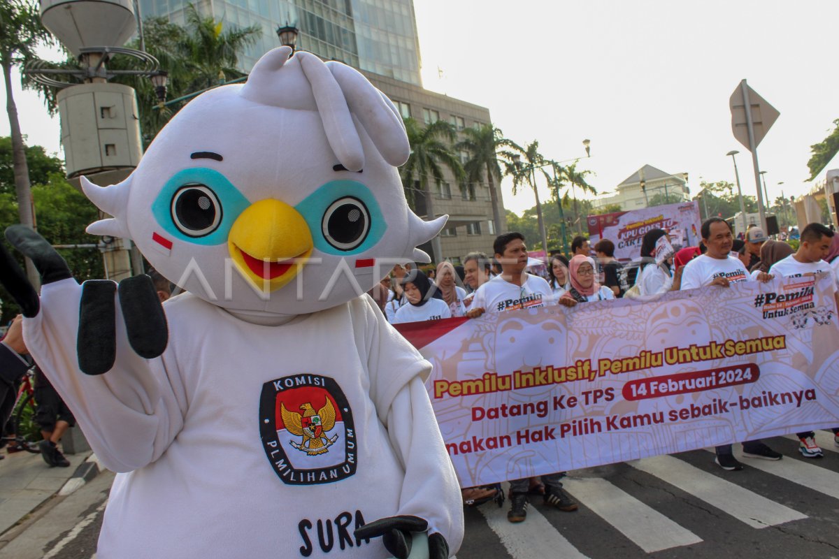 Sosialisasi Pemilu Inklusif Bagi Penyandang Disabilitas | ANTARA Foto