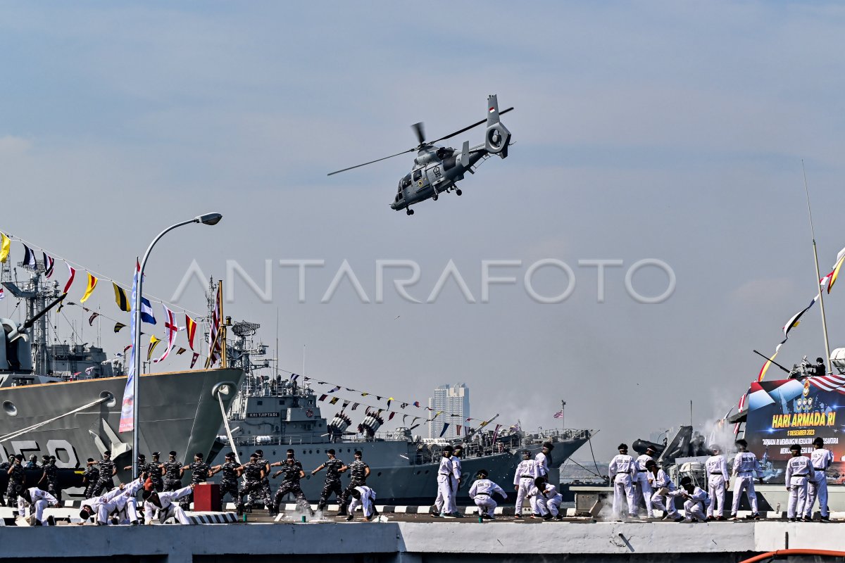 Peringatan Hari Armada RI ke 78 di Jakarta ANTARA Foto