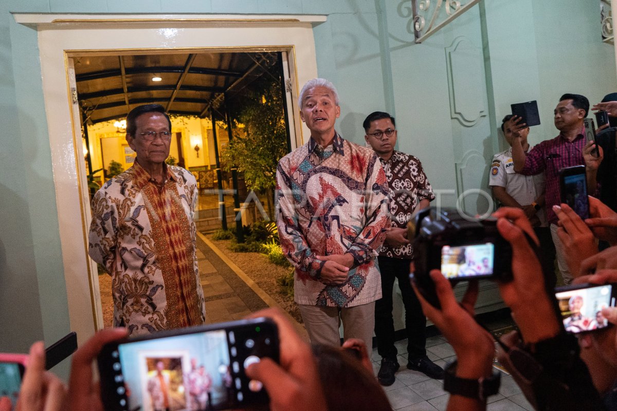 Ganjar Pranowo Bertemu Sri Sultan Hb X Antara Foto