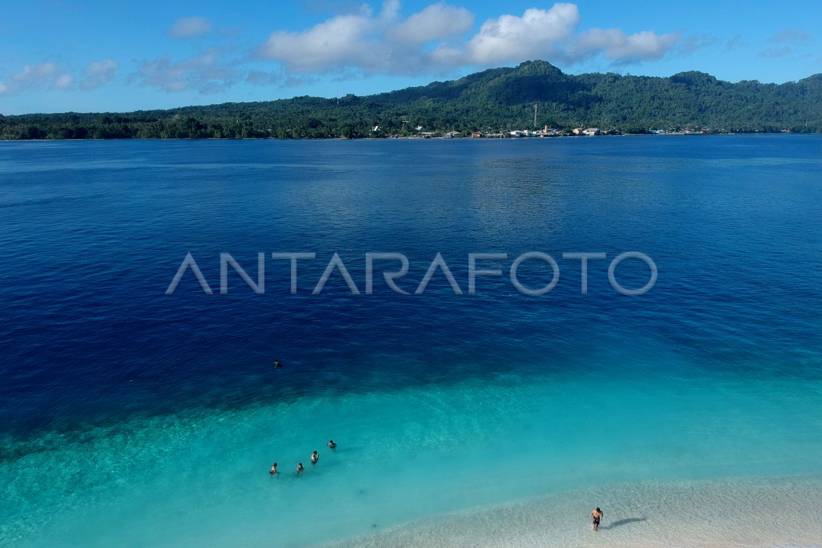 Wisata Pantai Pulau Sara Talaud Antara Foto