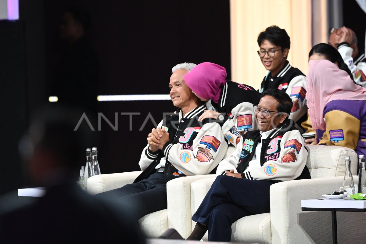 Debat Kelima Pilpres 2024 | ANTARA Foto