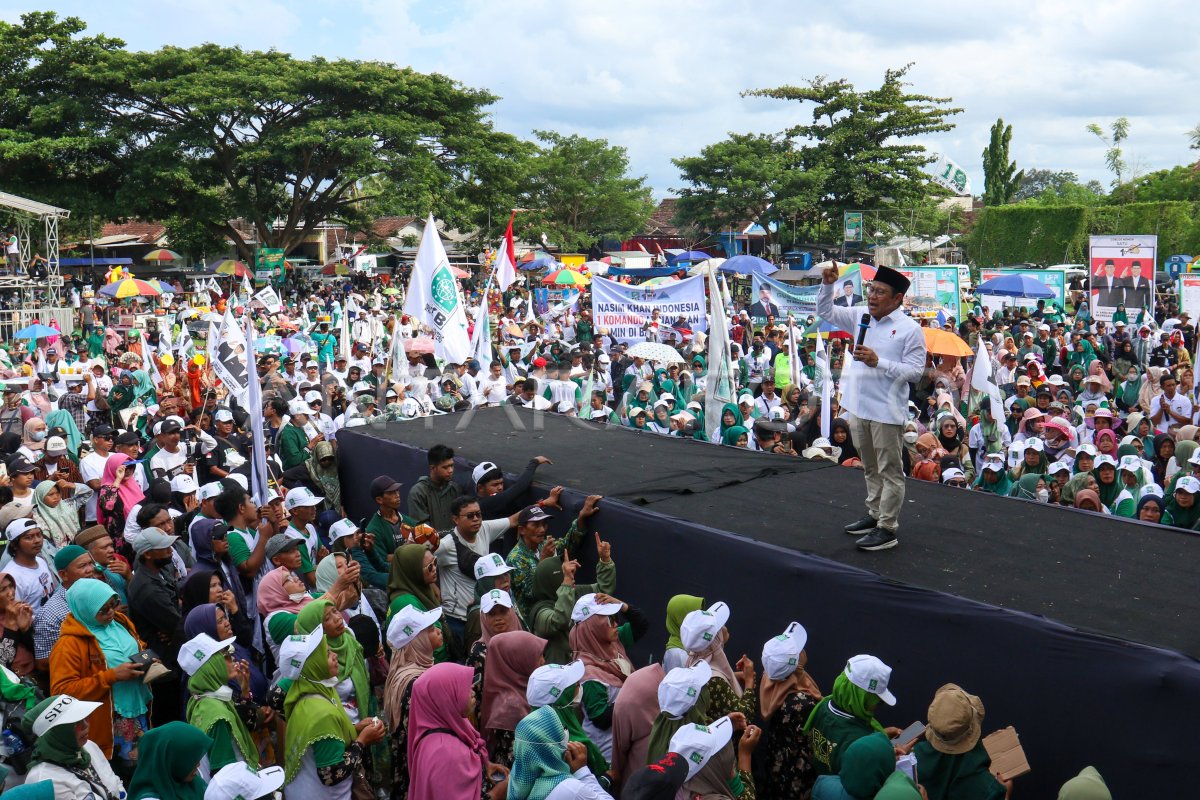 Kampanye akbar PKB di Banyuwangi | ANTARA Foto