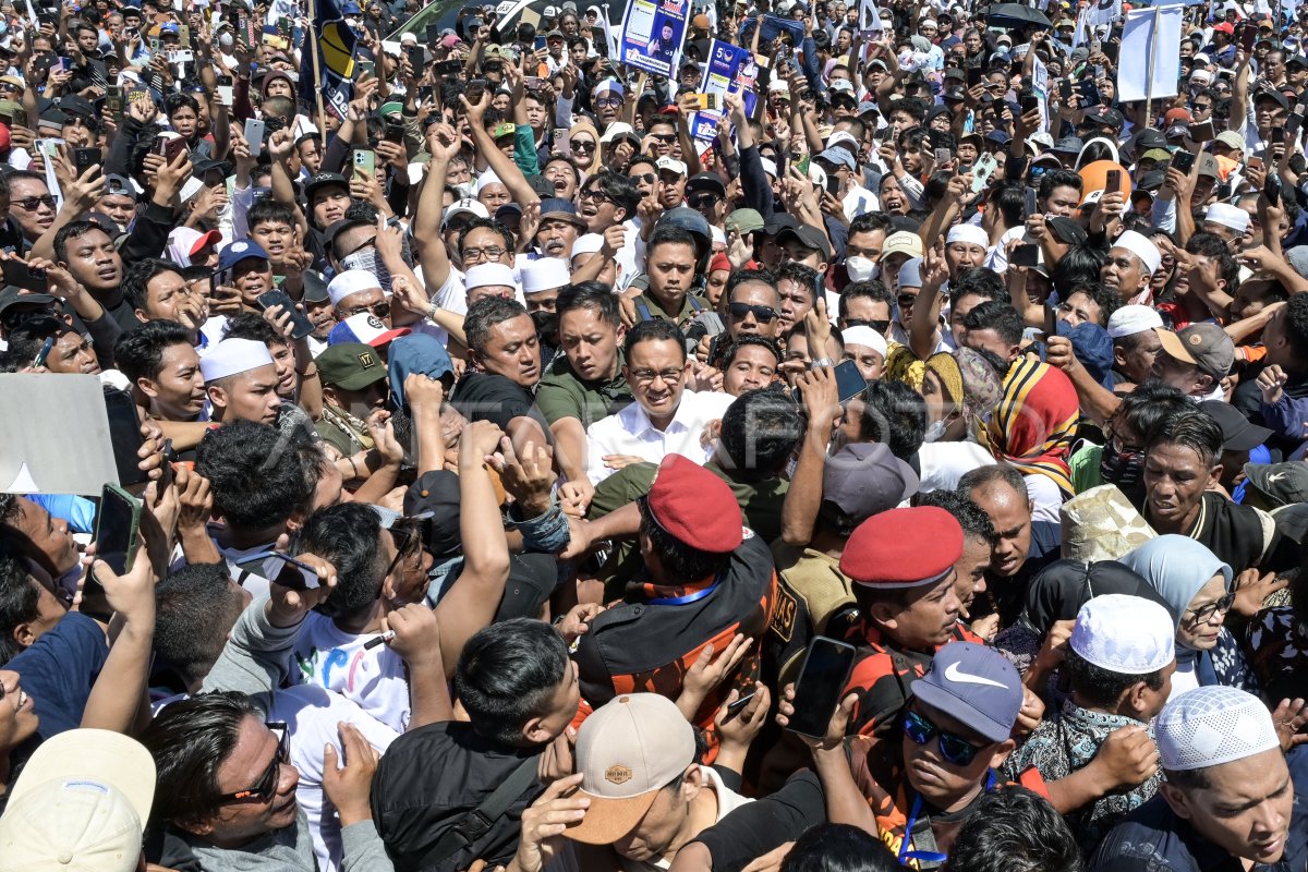 Kampanye Anies Baswedan di Lombok | ANTARA Foto