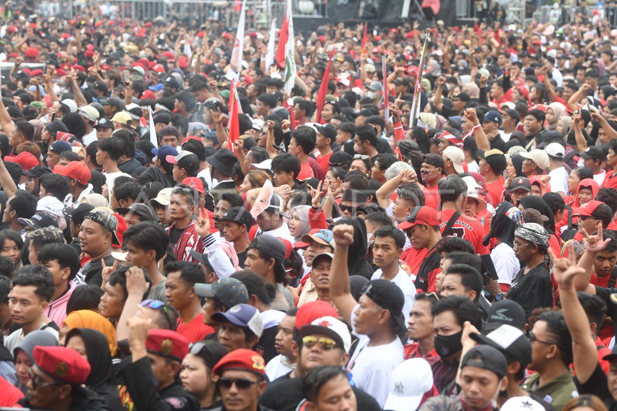 Kampanye Akbar Ganjar Mahfud Di Semarang Antara Foto 