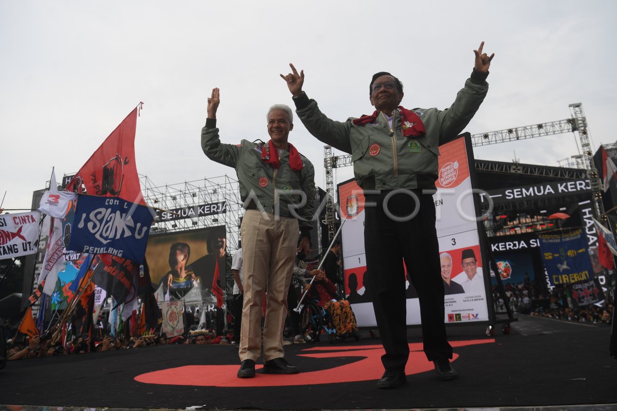 Kampanye Akbar Ganjar-Mahfud Di Semarang | ANTARA Foto