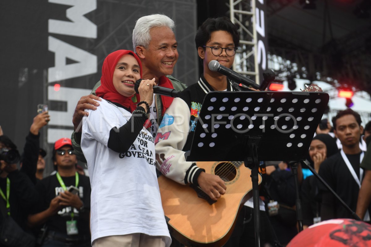 Kampanye Akbar Ganjar-Mahfud Di Semarang | ANTARA Foto