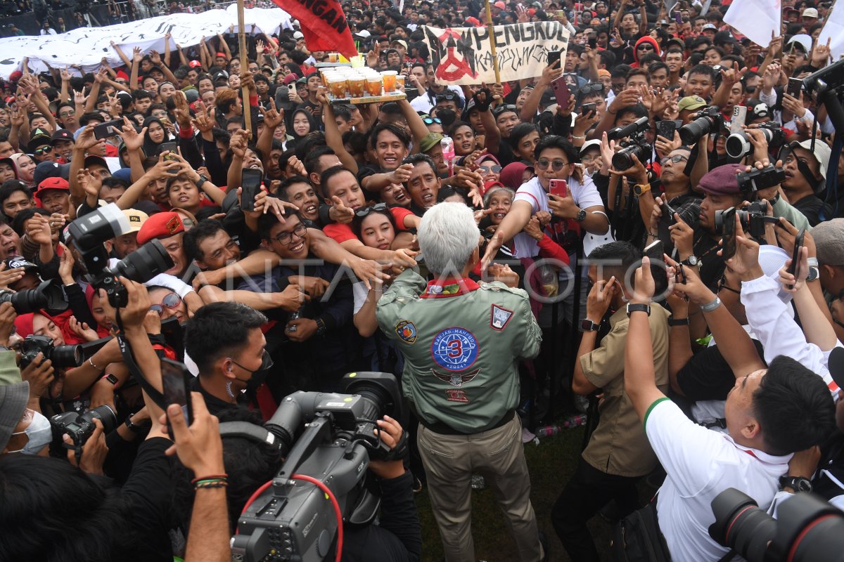 Kampanye Akbar Ganjar-Mahfud Di Semarang | ANTARA Foto