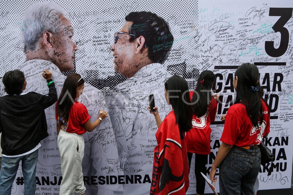 Kampanye Akbar Terakhir Ganjar Mahfud Di Semarang Antara Foto