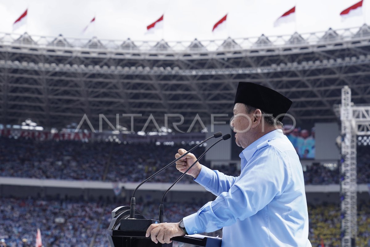 Kampanye Akbar Terakhir Prabowo-Gibran Di Jakarta | ANTARA Foto