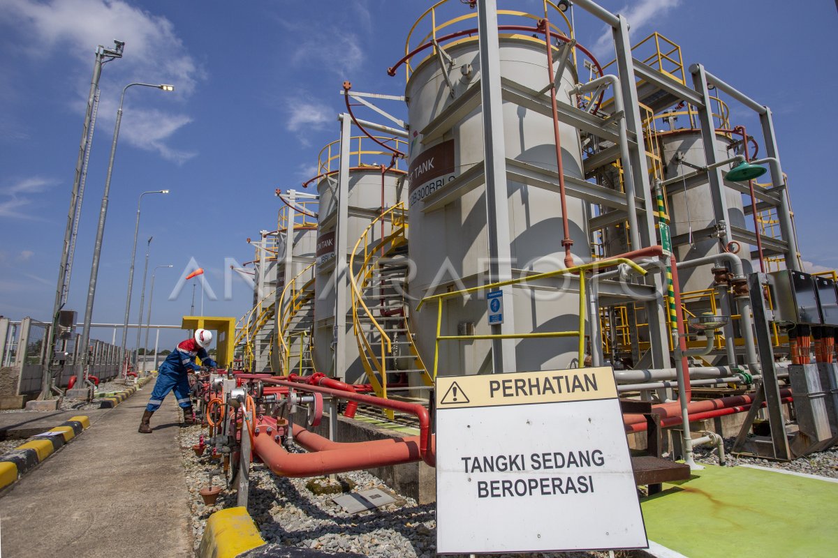 Produksi Migas Pertamina EP Field Jatibarang | ANTARA Foto