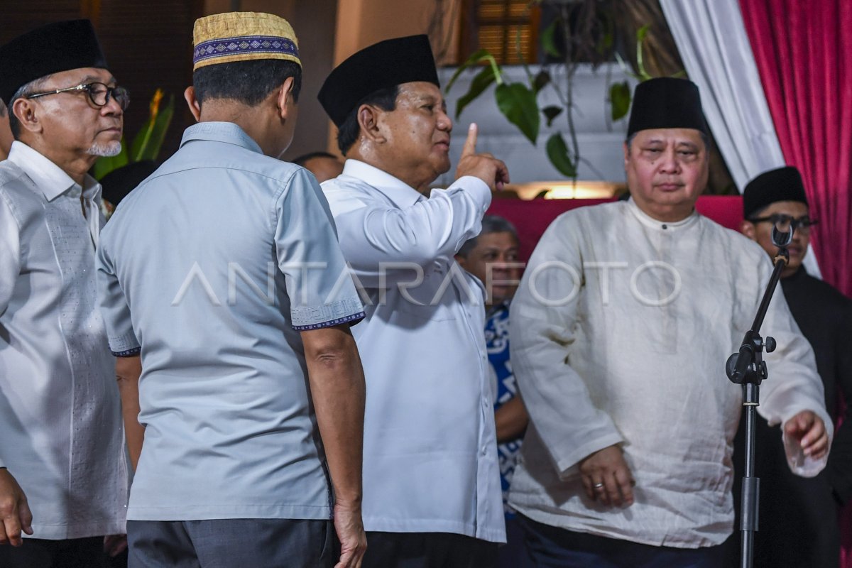 Pidato Prabowo Subianto Usai Penetapan KPU | ANTARA Foto