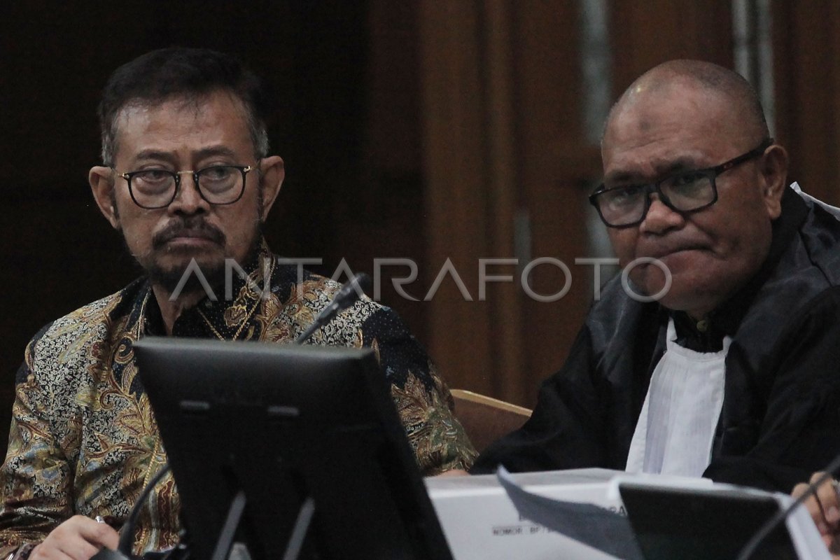 Sidang Lanjutan Syahrul Yasin Limpo | ANTARA Foto