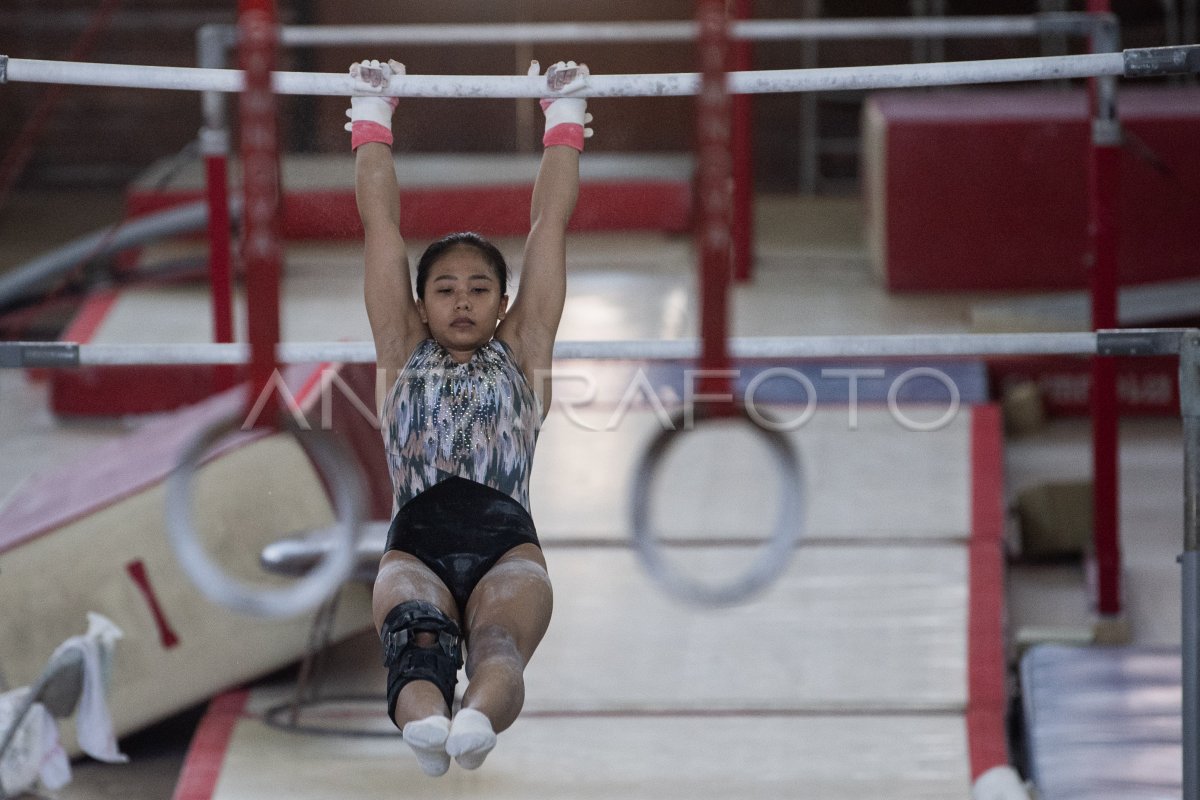 Pelatnas senam jelang Olimpiade Paris 2024 ANTARA Foto