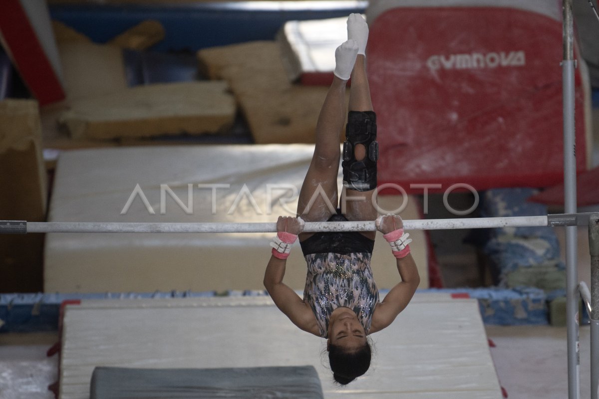 Pelatnas senam jelang Olimpiade Paris 2024 | ANTARA Foto