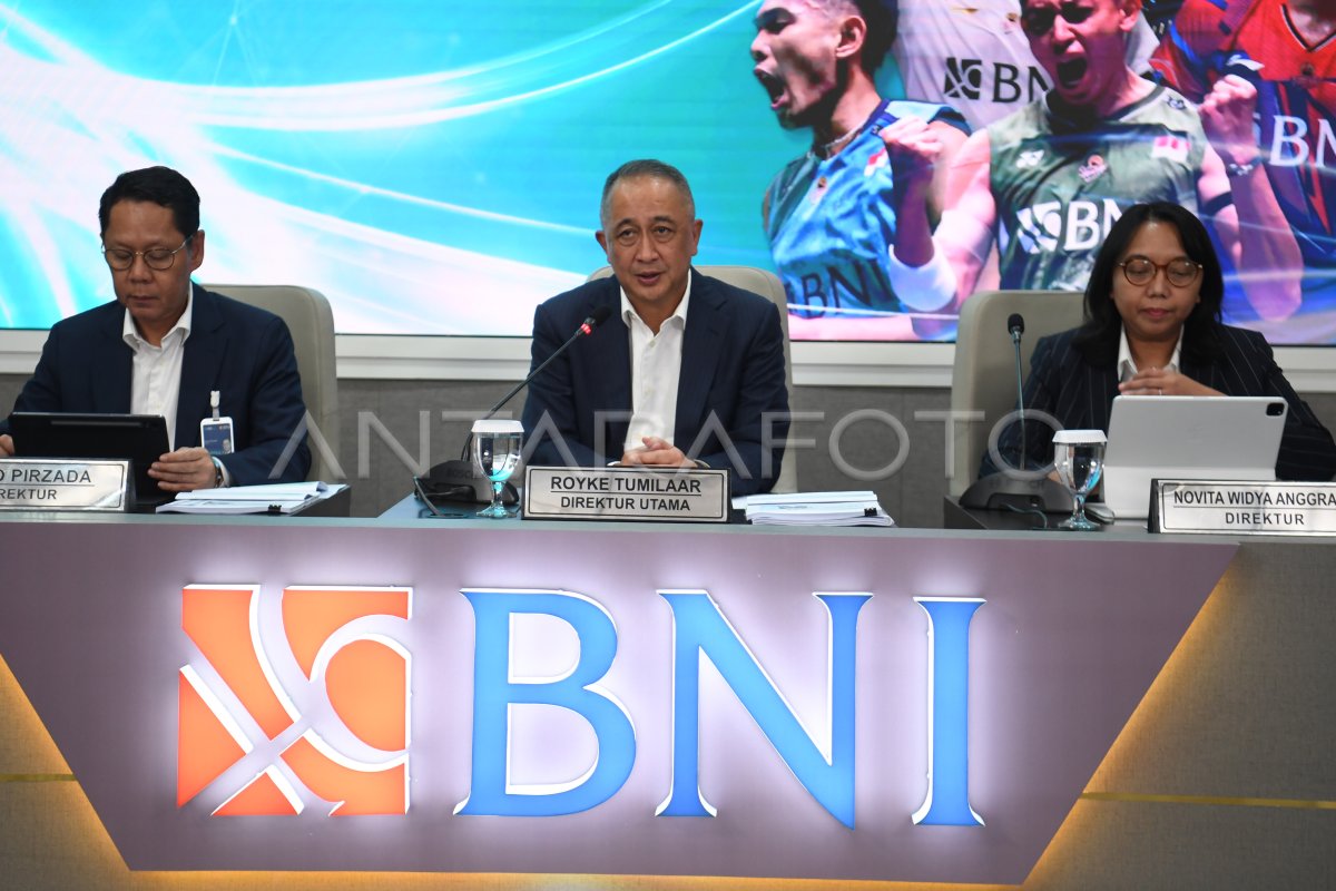 Paparan Kinerja BNI Kuartal I 2024 | ANTARA Foto