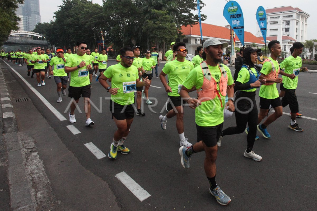 Lomba Lari Green Force Run 2024 Antara Foto