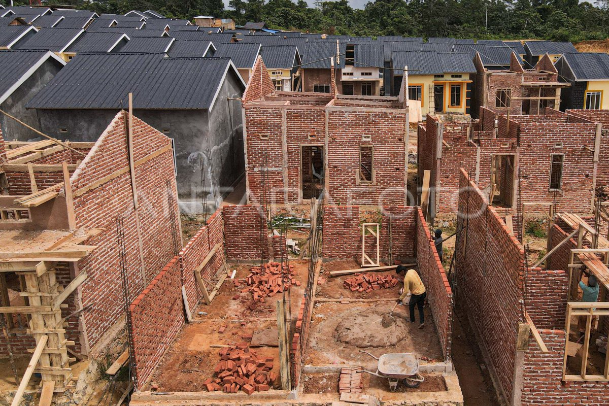 Realisasi kredit pemilikan rumah subsidi | ANTARA Foto