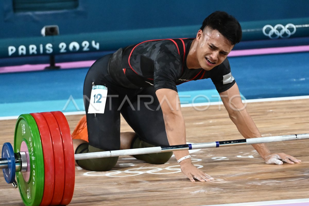 Olimpiade Paris 2024 : Lifter Rizki Juniansyah Raih Emas | ANTARA Foto