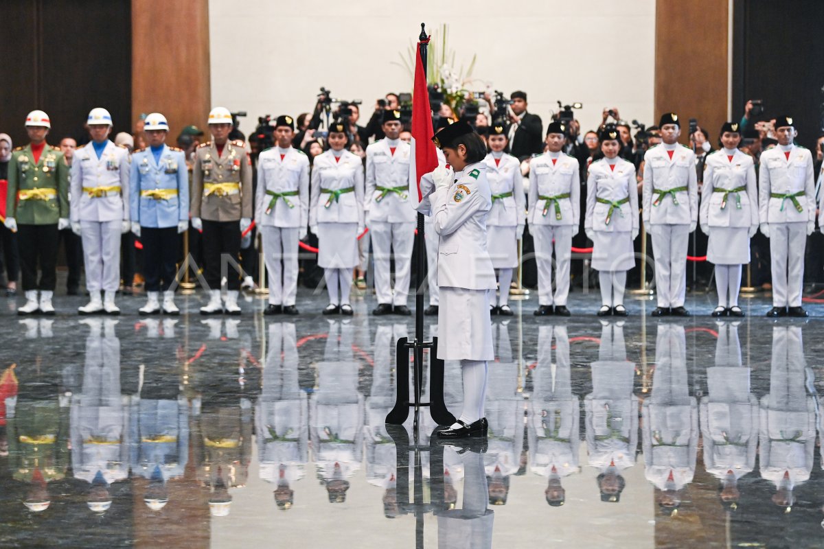 Pengukuhan paskibraka 2024 antara foto