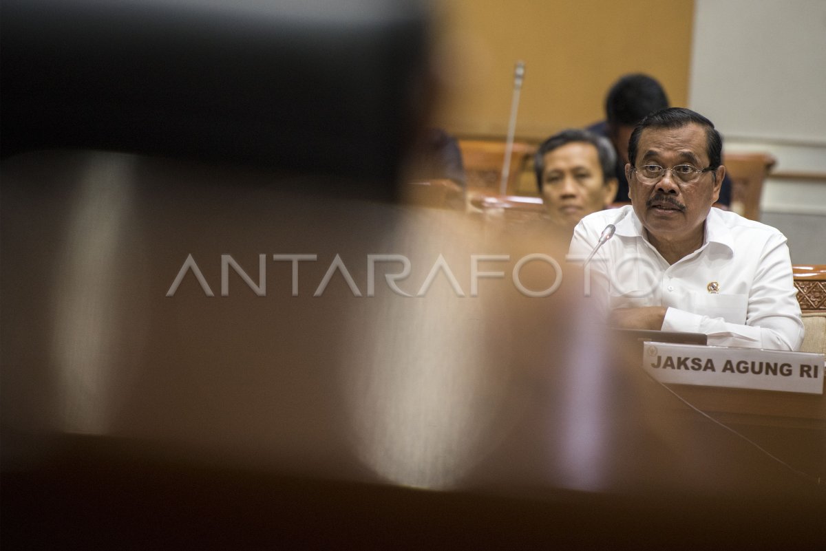 Rapat Kerja Jaksa Agung Dpr Antara Foto