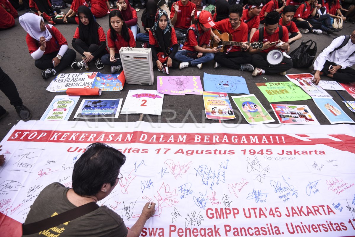 STOP KEKERASAN BERAGAMA | ANTARA Foto