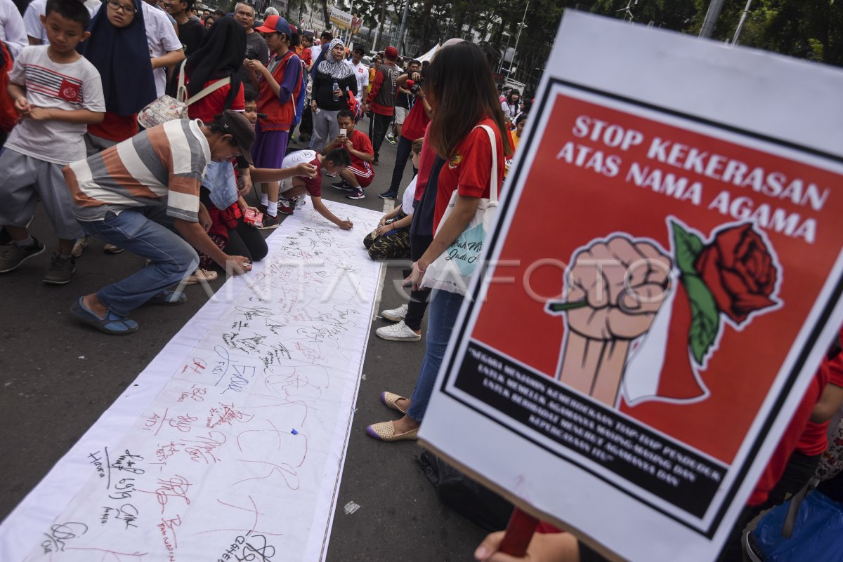 STOP KEKERASAN BERAGAMA | ANTARA Foto