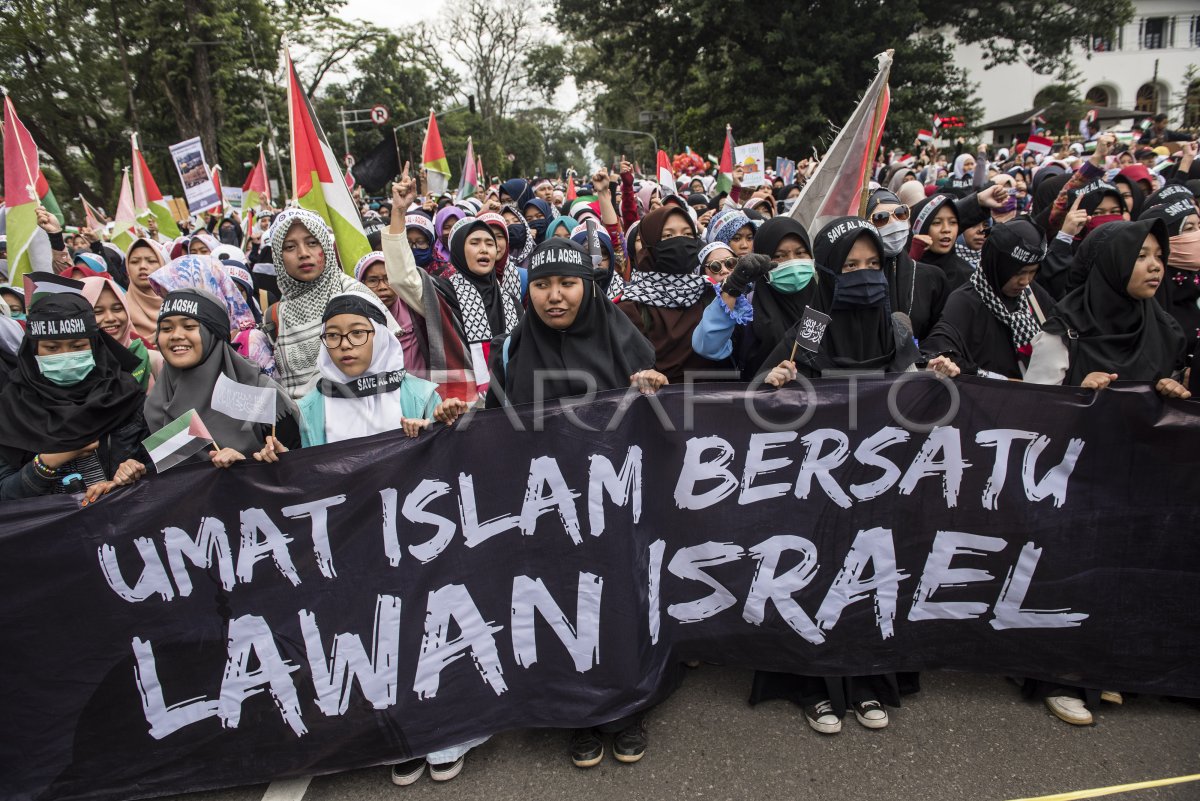 AKSI SOLIDARITAS UNTUK PALESTINA | ANTARA Foto