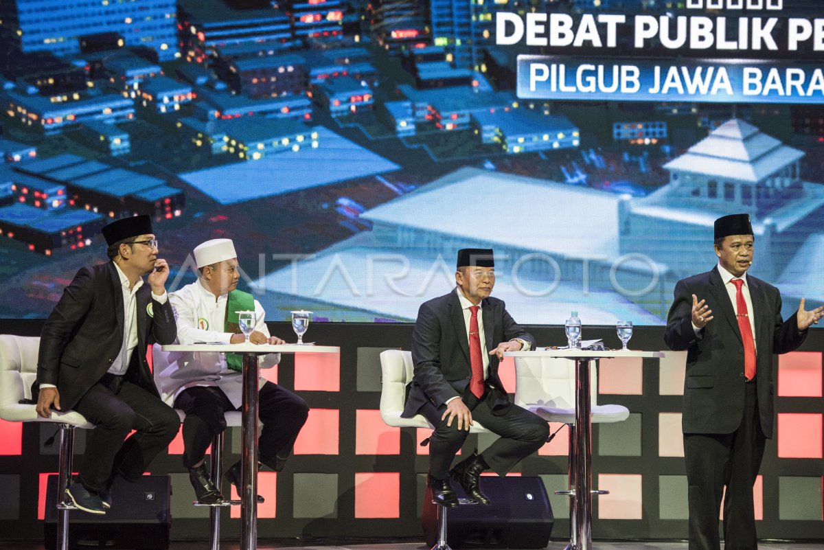 DEBAT CALON GUBERNUR JAWA BARAT | ANTARA Foto