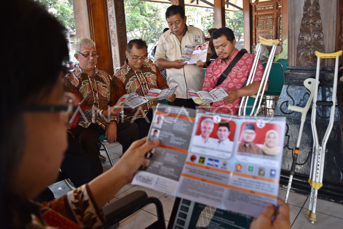 SOSIALISASI PILKADA UNTUK PENYANDANG DISABILITAS ANTARA Foto