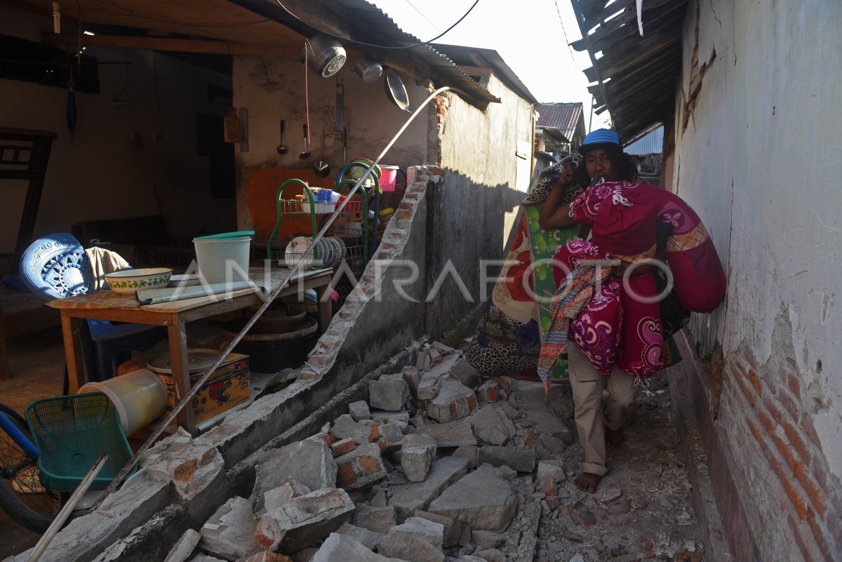 Korban Gempa Lombok Antara Foto