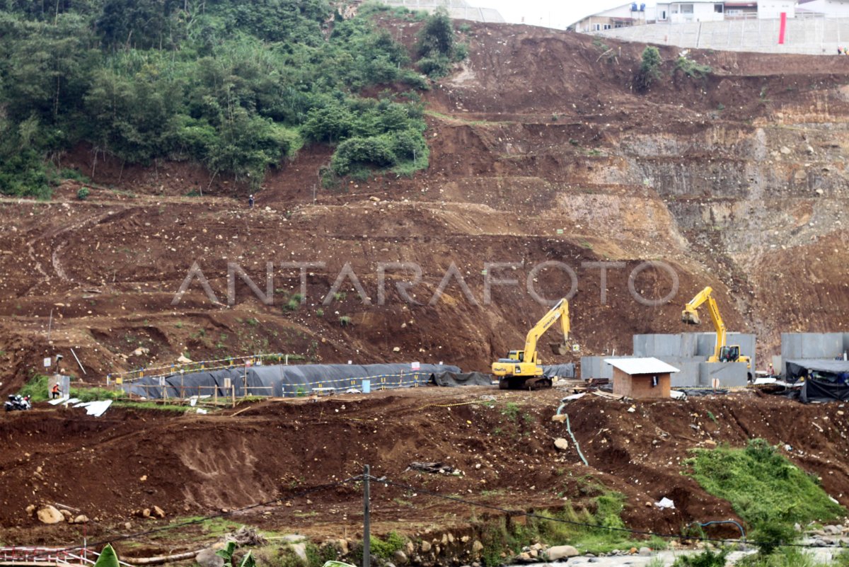 PEMBANGUNAN BENDUNGAN CIAWI SUKAMAHI | ANTARA Foto